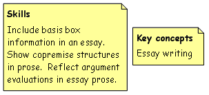 Skills and key concepts