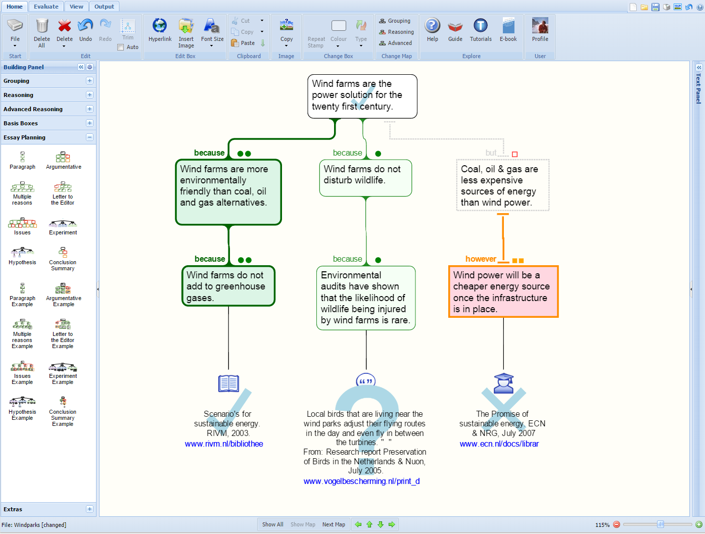 Key features of an evaluation essay